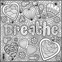 Mindful Moments Colouring Book - Breathe
