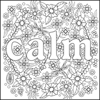 Mindful Moments Colouring Book - Calm