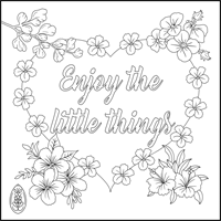 Mindful Moments Colouring Book - Enjoy The Little Things