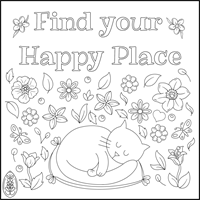 Mindful Moments Colouring Book - Find Your Happy Place