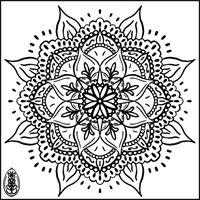 Zen Doodles Colouring Book - 2 Simple Mandala